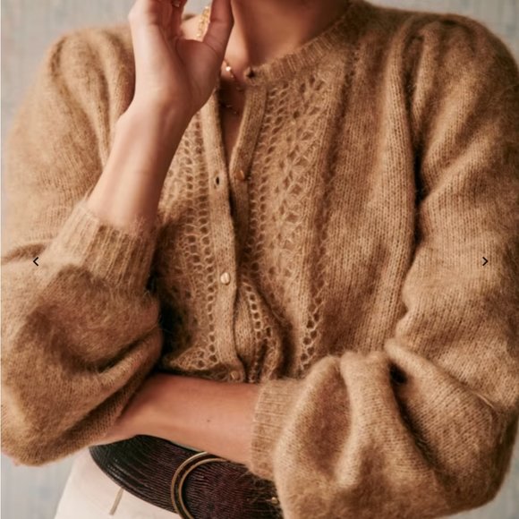 NWT Sezane Egide Jumper - Camel - Picture 4 of 4